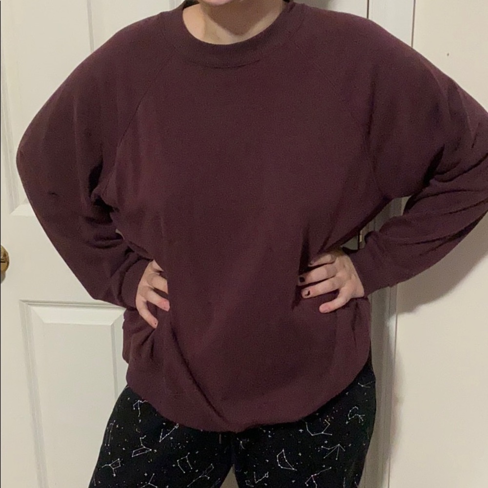 Purple sweater